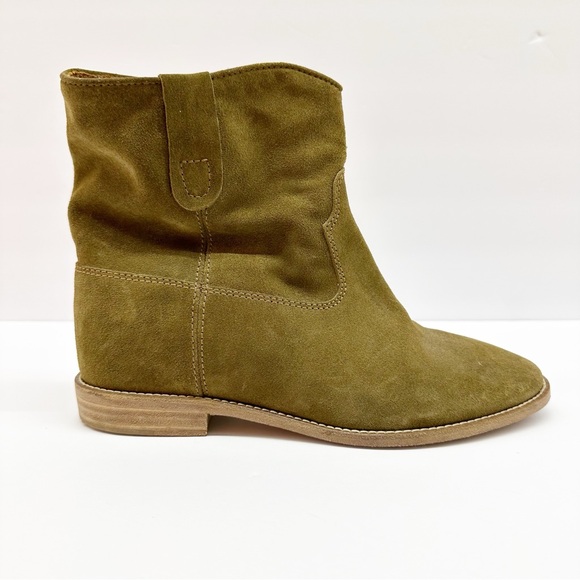 ÉTOILE ISABEL MARANT CHRISSY SUEDE RIDING BOOTS - Picture 1 of 10